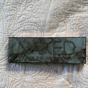 Urban Decay Smoky Eyeshadow Palette with Black and Gray Shades